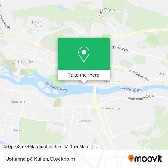 Johanna på Kullen map