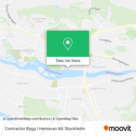 Contractor Bygg I Hemavan AB map