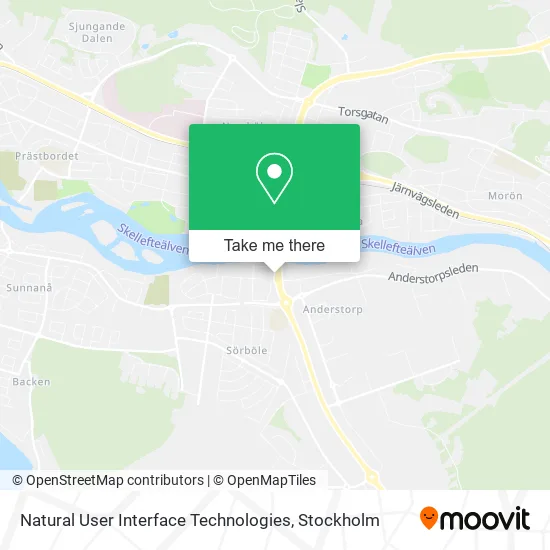 Natural User Interface Technologies map
