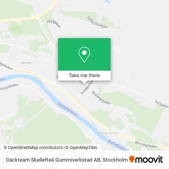 Däckteam Skellefteå Gummiverkstad AB map