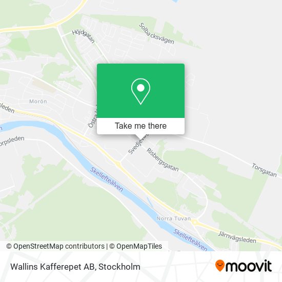 Wallins Kafferepet AB map