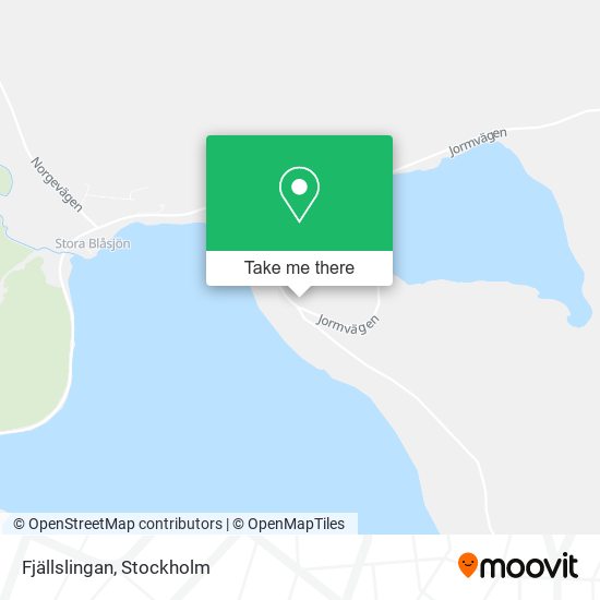 Fjällslingan map