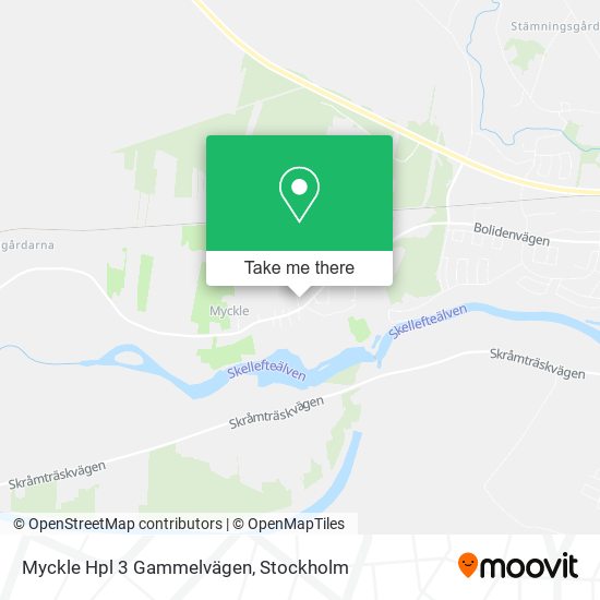 Myckle Hpl 3 Gammelvägen map