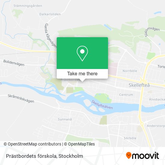 Prästbordets förskola map