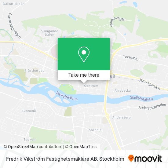 Fredrik Vikström Fastighetsmäklare AB map