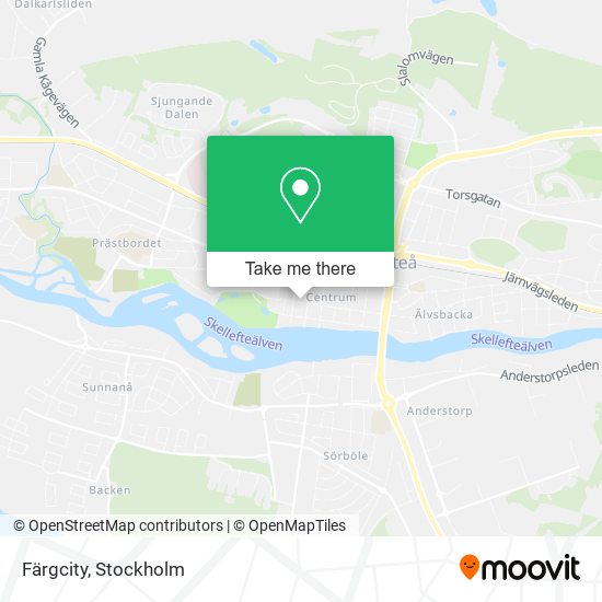 Färgcity map