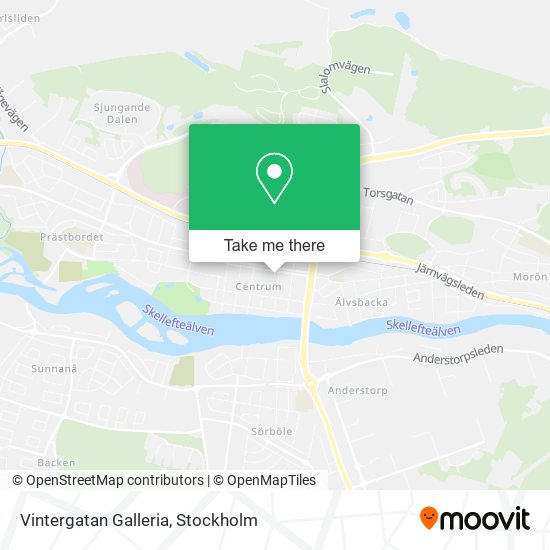 Vintergatan Galleria map