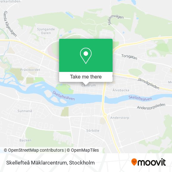 Skellefteå Mäklarcentrum map