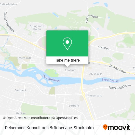 Delsemans Konsult och Brödservice map