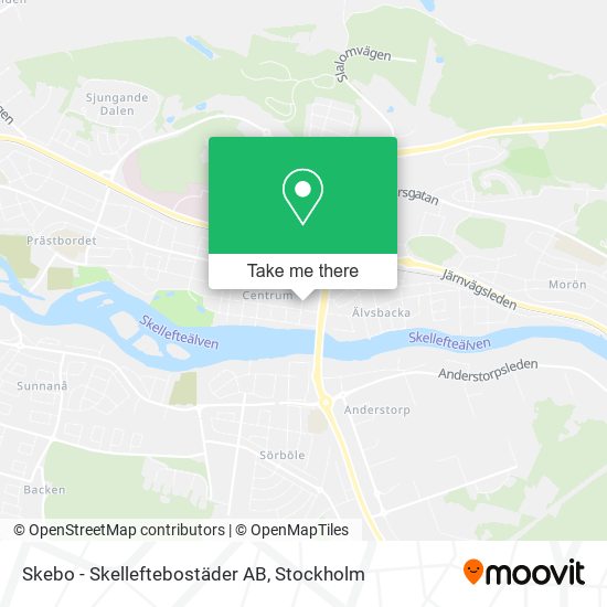 Skebo - Skelleftebostäder AB map