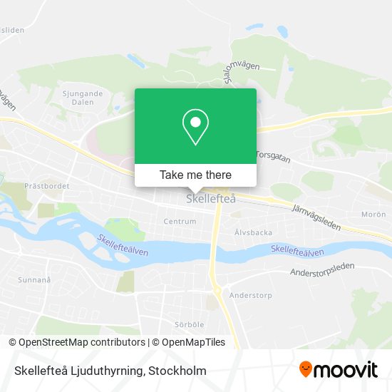 Skellefteå Ljuduthyrning map