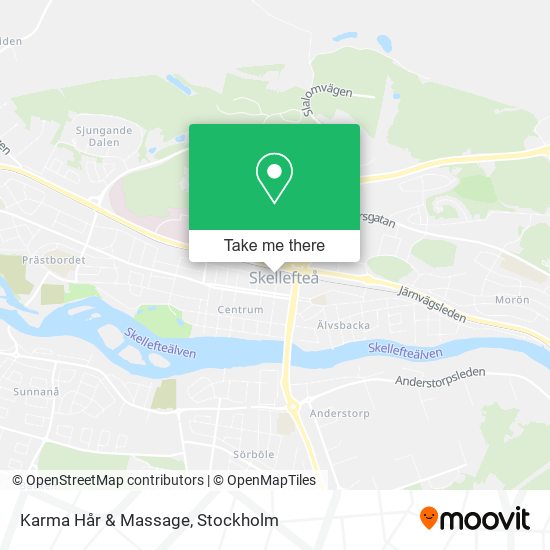 Karma Hår & Massage map