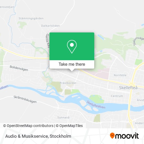 Audio & Musikservice map