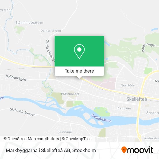 Markbyggarna i Skellefteå AB map