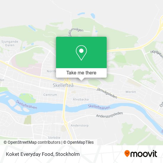 Koket Everyday Food map