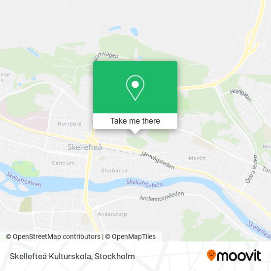 Skellefteå Kulturskola map