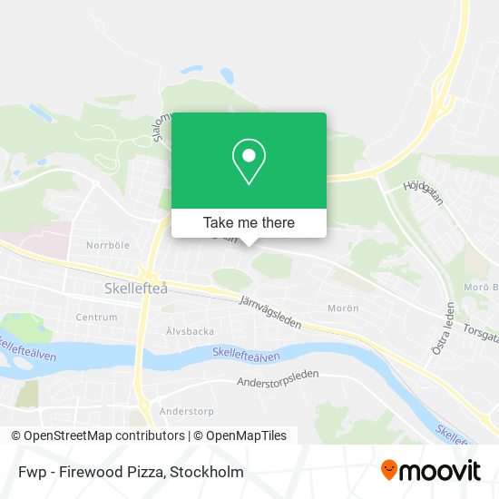 Fwp - Firewood Pizza map