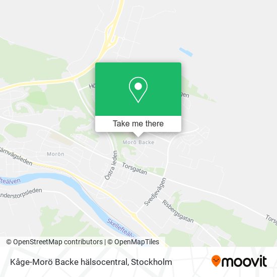 Kåge-Morö Backe hälsocentral map