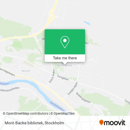 Morö Backe bibliotek map