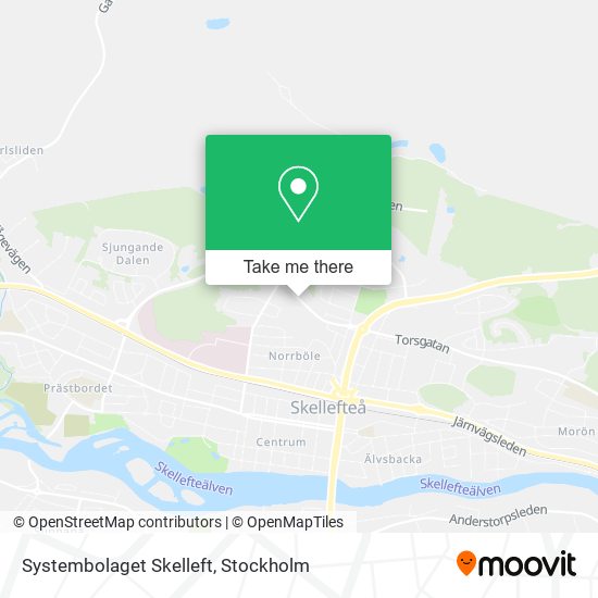 Systembolaget Skelleft map