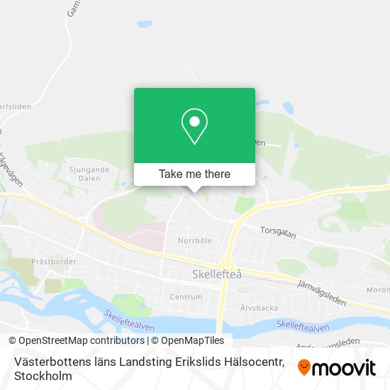 Västerbottens läns Landsting Erikslids Hälsocentr map