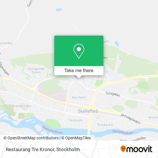 Restaurang Tre Kronor map