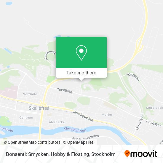 Bonsenti; Smycken, Hobby & Floating map