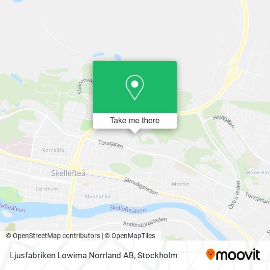 Ljusfabriken Lowima Norrland AB map