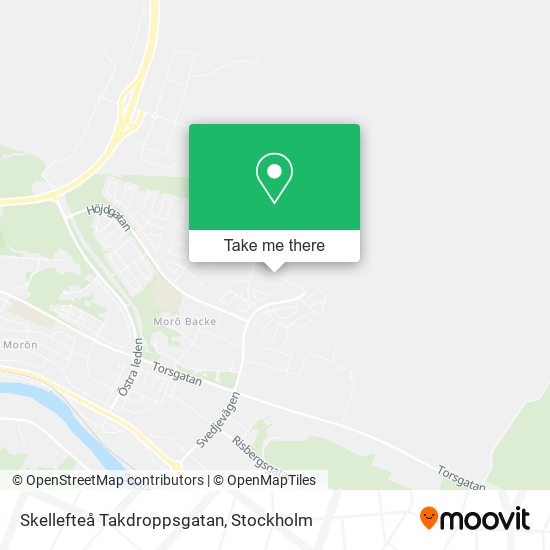 Skellefteå Takdroppsgatan map