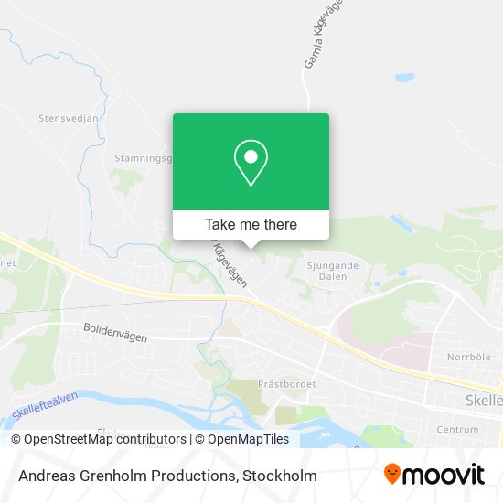 Andreas Grenholm Productions map