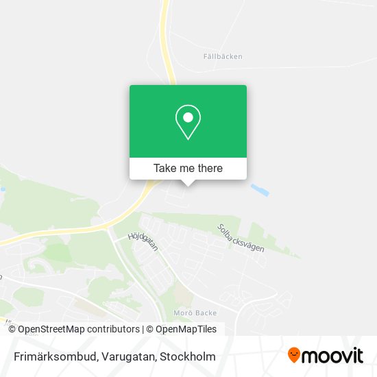 Frimärksombud, Varugatan map