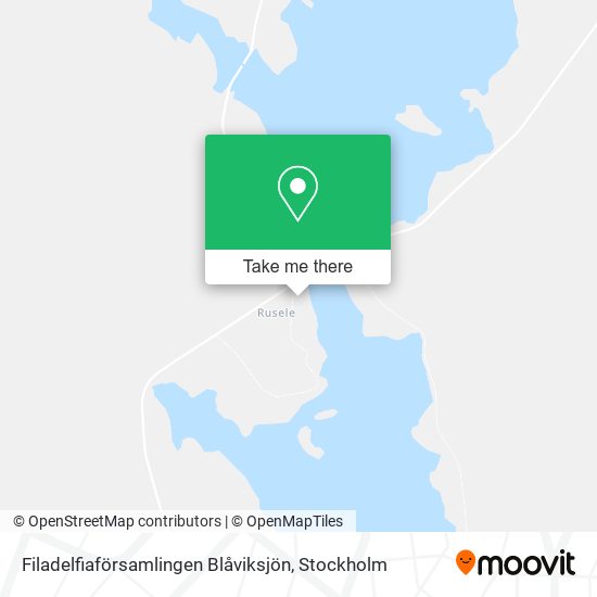 Filadelfiaförsamlingen Blåviksjön map