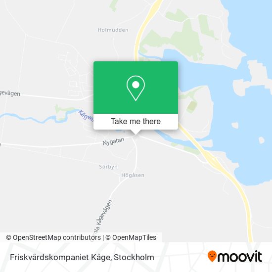 Friskvårdskompaniet Kåge map