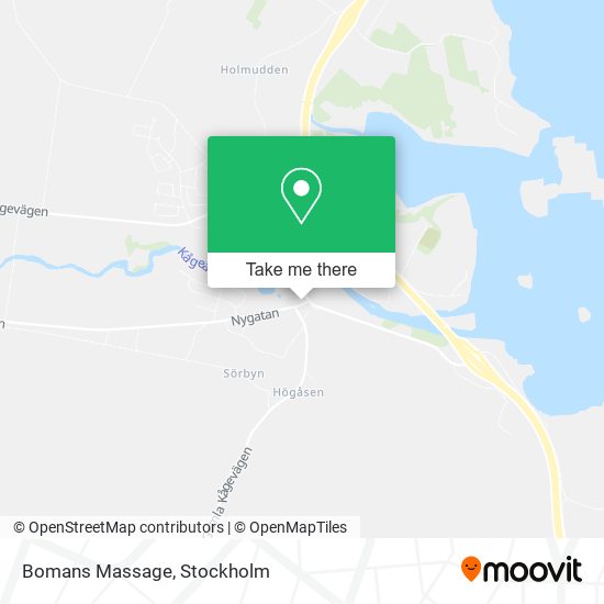 Bomans Massage map