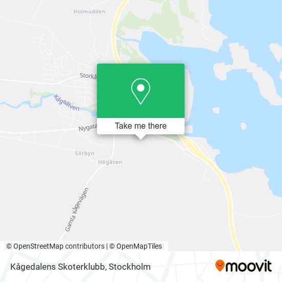 Kågedalens Skoterklubb map