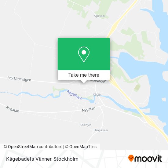 Kågebadets Vänner map