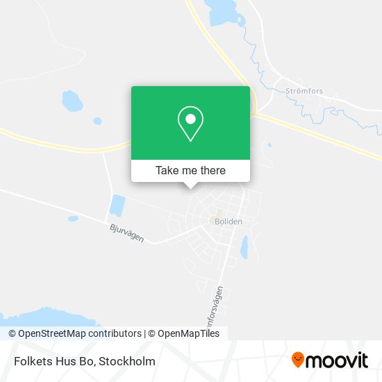 Folkets Hus Bo map