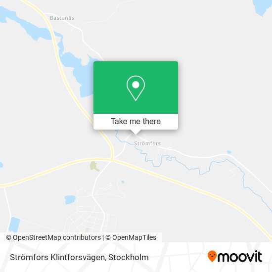 Strömfors Klintforsvägen map
