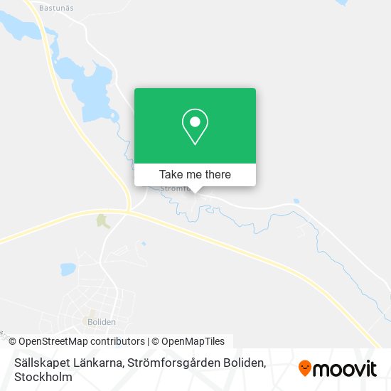 Sällskapet Länkarna, Strömforsgården Boliden map