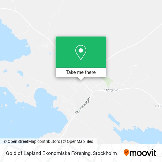 Gold of Lapland Ekonomiska Förening map