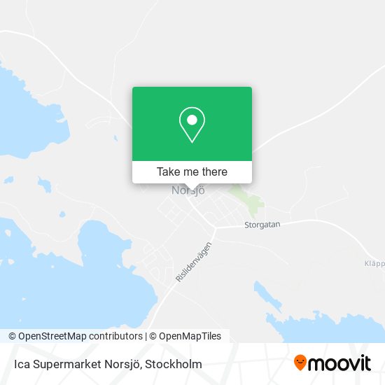 Ica Supermarket Norsjö map