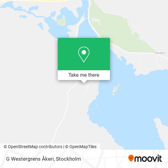 G Westergrens Åkeri map