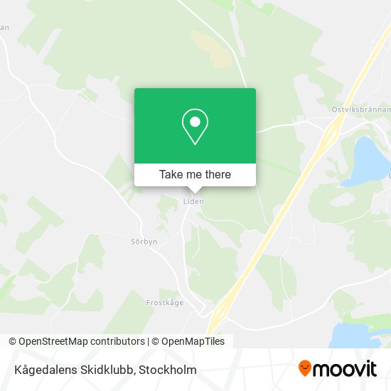 Kågedalens Skidklubb map
