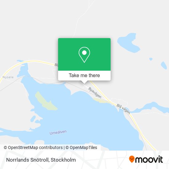 Norrlands Snötroll map