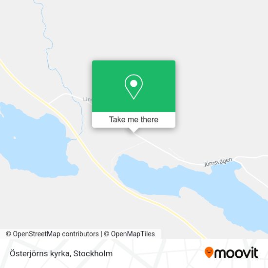 Österjörns kyrka map