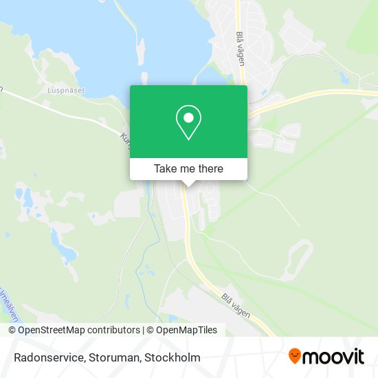 Radonservice, Storuman map