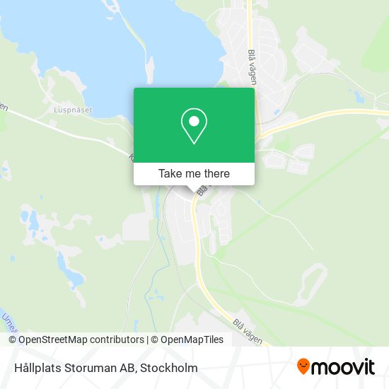 Hållplats Storuman AB map
