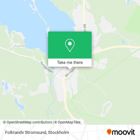 Folktandv Stromsund map