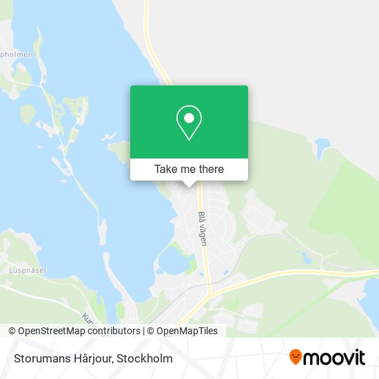 Storumans Hårjour map