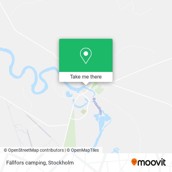 Fällfors camping map